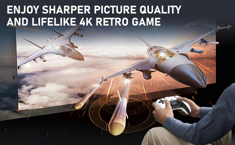 M15 Wireless Retro Game Stick with Built-in 23 Emulators, HD Output System, 2.4G Wireless Controllers & 64GB TF Card for Gamers of All Ages Springtok