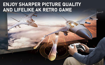 M15 Wireless Retro Game Stick with Built-in 23 Emulators, HD Output System, 2.4G Wireless Controllers & 64GB TF Card for Gamers of All Ages Springtok