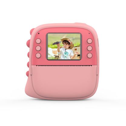 Polaroid Cross-border high-definition photo and video children's camera Student and children's printing camera with silicone case and photo paper