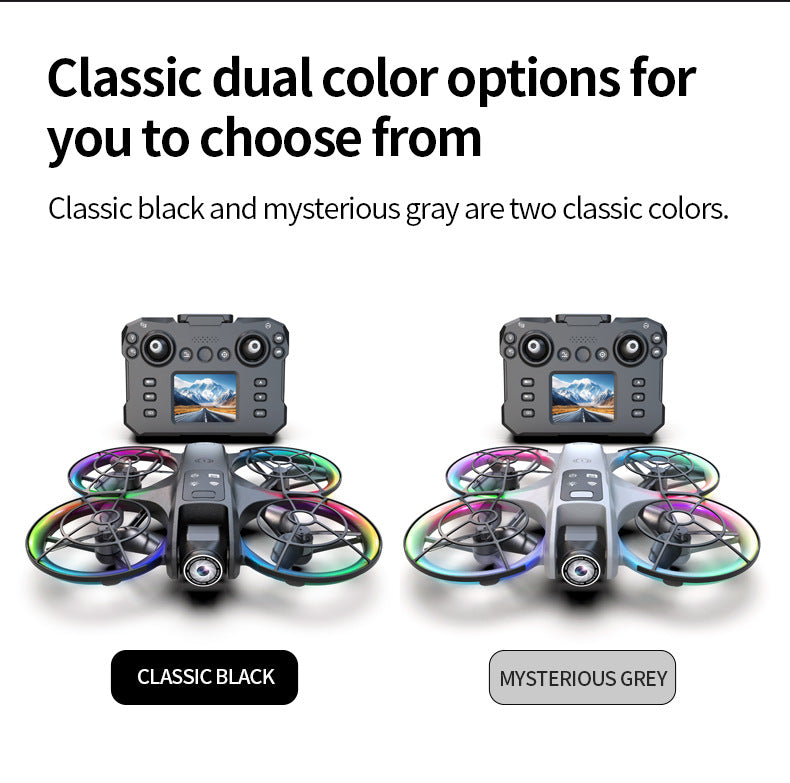 Cross-Border K200 Drone Brushless with Screen Aerial Photography Aircraft Optical Flow Positioning Color Light Full Protection Remote Control Plane