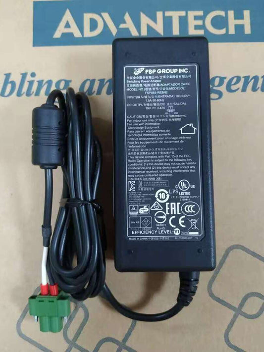 Advantech PPC-3100/UNO-2484 Power Adapter 19V-4.74A Quanhan 19V 3.42A Phoenix Terminal