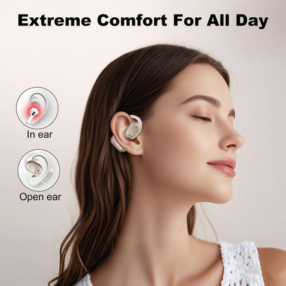 ZIHNIC ZN-S05 Wireless Open-Ear Headphone,V5.4 Earphones ,Fashionable Earbuds,IPX5 Water Proof,Wireless Gaming Headphones,HIFI Sound Quality Music Earbuds for Gaming Travel Sports Built-in Mic,Electronic Audio&Video Product Headset