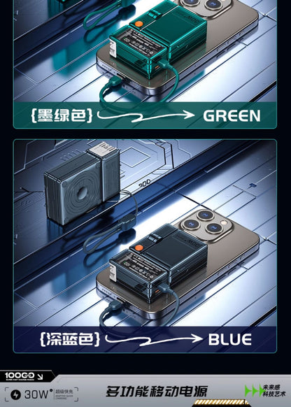 AC Plug Charger30W Super fast charging portable power bank with stand cross-border magnetic charger
