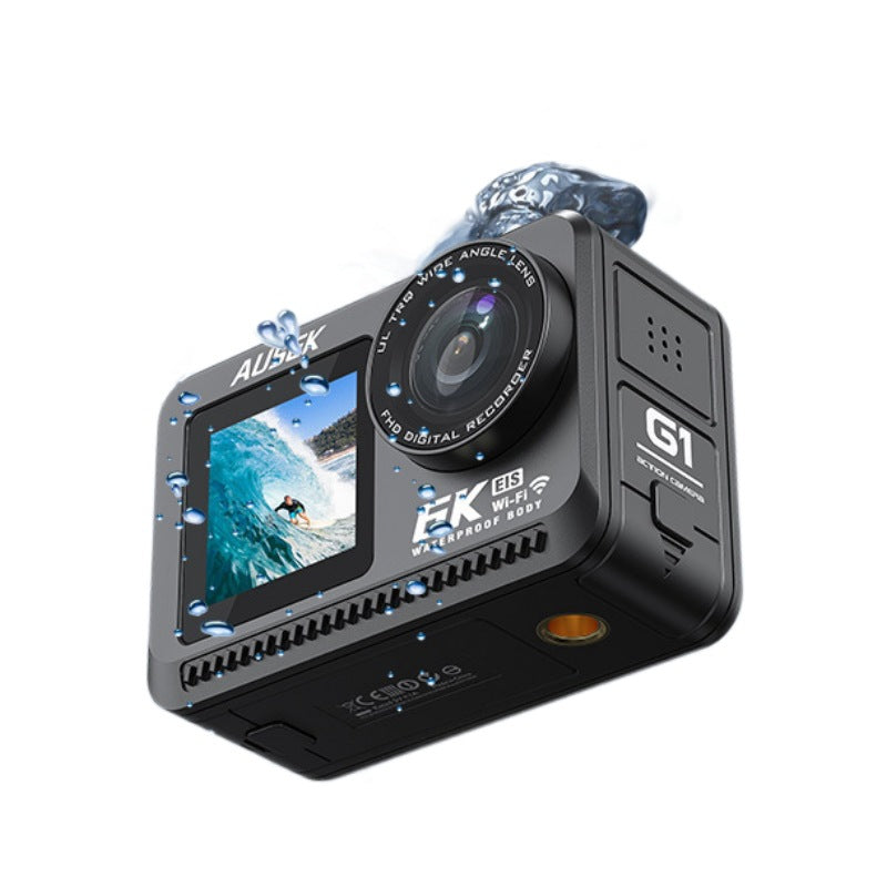 Cross-border new arrival6k Sports Camera Anti-Shake Bare Waterproof Outdoor Cycling Shooting Diving Fishing Sports Camera