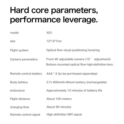 Cross-Border XD1Drone HD Aerial Photography Fixed Altitude Quadcopter Optical Flow Hover Mini Remote Control Aircraft drone