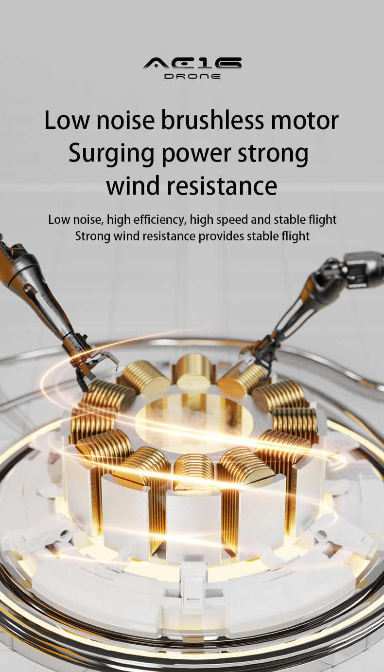 Cross-Border AE16Drone Laser Obstacle Avoidance Drone GPS Satellite Positioning Four Lens Brushless Quadcopter