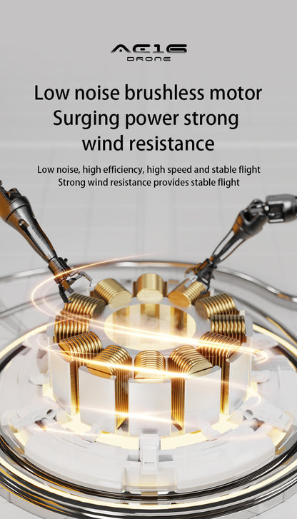 Cross-Border AE16Drone Laser Obstacle Avoidance Drone GPS Satellite Positioning Four Lens Brushless Quadcopter