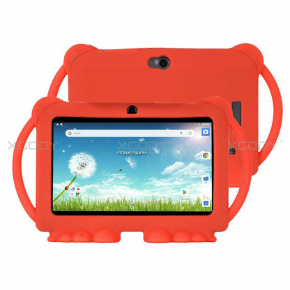 T702 Android 7-inch Kids Tablet with Protective Case Early Education Smart Device Drawing Learning Love Doll