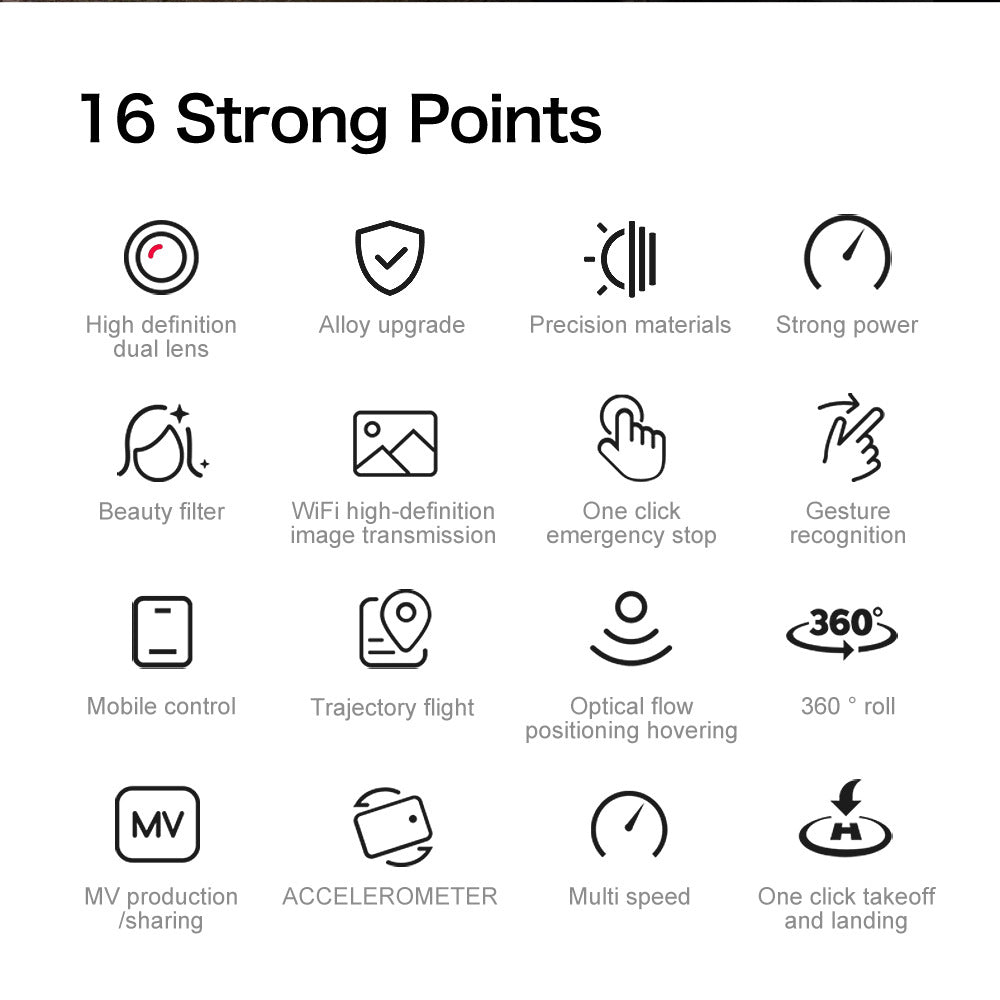 Cross-Border XD1Drone HD Aerial Photography Fixed Altitude Quadcopter Optical Flow Hover Mini Remote Control Aircraft drone