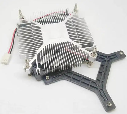 1U ultra-thin Cooler For INTEL LGA775 Processor pure aluminum radiator CPU fan 3-wire ball fan thickness 23mm
