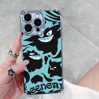 Glossy Suitable for iPhone 17 Pro Max Phone Case 16P 15 12 14 13 11 Four-Corner Shockproof Electroplated Cross-Border Soft