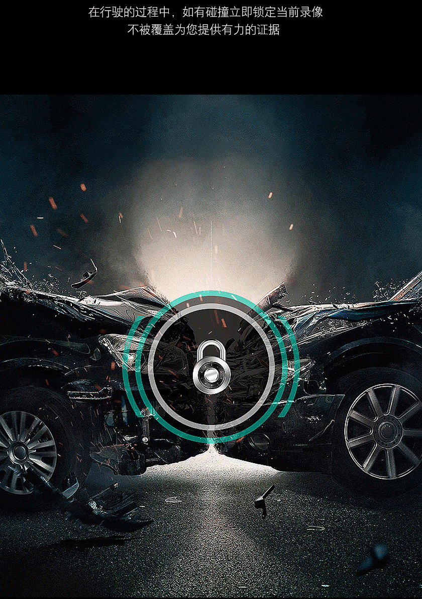 170High-definition recorder with front and rear triple recording and touchscreen1080P Driving Recorder WIFI Mobile Phone Interconnection