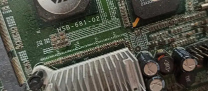 HSB-681-02 100%OK Original Embedded IPC Board ISA Slot Industrial motherboard Half-Size CPU Card PICMG1.0 Mainboard with CPU RAM