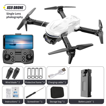 XS9Cross-border Drone4K Dual Camera HD Aerial Photography Foldable Drone with Altitude Hold V88Remote Control Airplane Toy