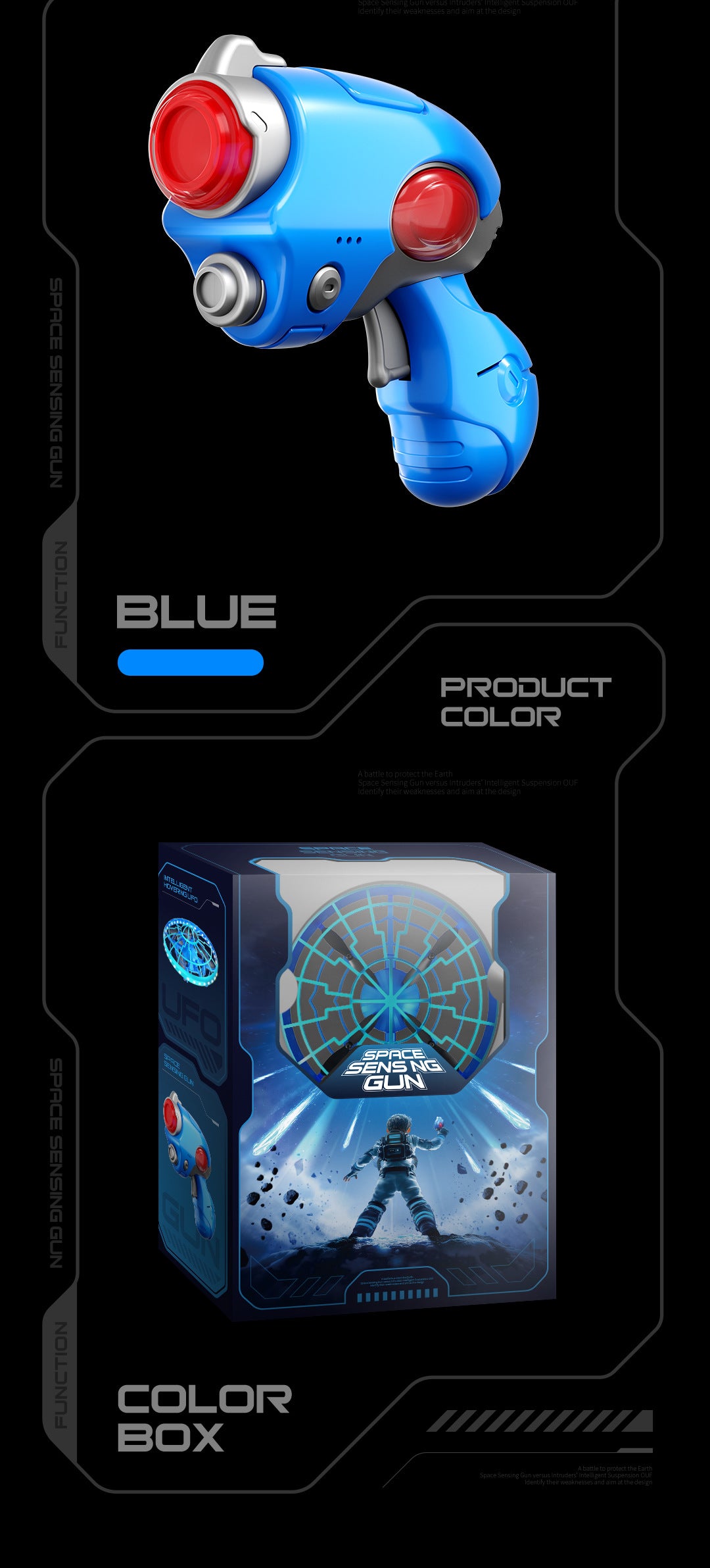 Cross-Border XS4Colorful Induction Quadcopter Children's Toy UFO Mini Drone Levitation Rotating UFO