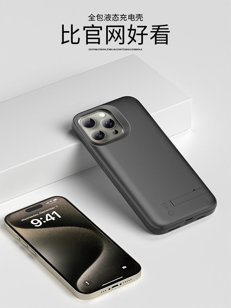 Cross-Border Apple16/15/14Back Clip Power Bank iPhone13/12/11/X Phone Case Power Bank