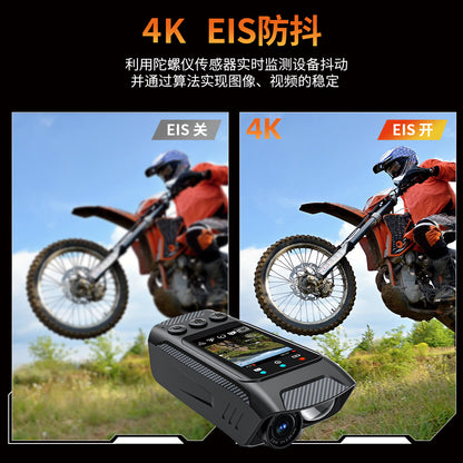 Cross-Border4K High Definition Anti-Shake Strap GPS Cycling Camera Photo Video Recorder with Screen Bicycle Dashcam
