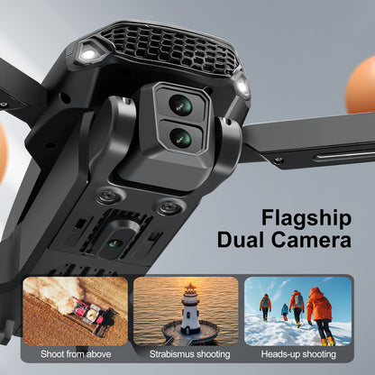 Cross-Border E88 GT Drone with Large Screen ESC Dual Camera HD Aerial Photography Optical Flow Long Battery Life Remote Control Aircraft Toy