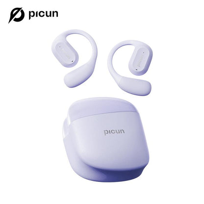 Picun H1 Lightweight Earbud Audio Headset with CVC, HD Microphone, Electronic Touch Control, Ideal for Cycling, Running & Workouts, Wireless Design