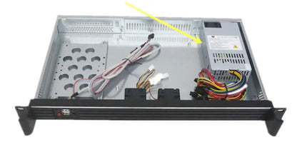New 1U IPC Chassis 1U rackmount case depth 250mm MINI ITX ultra-short For 17 * 17CM motherboard server firewall computer