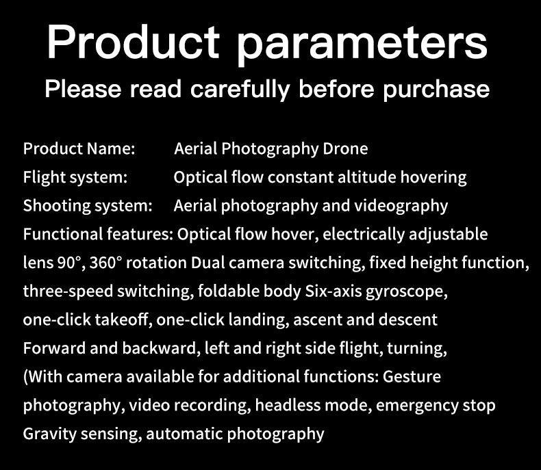 Cross-Border H21Drone Optical Flow Positioning Brushless Aircraft HD Aerial Photography ESC Camera Remote Control Airplane Drone