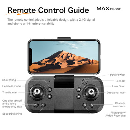 Cross-Border XT606Drone Aerial Photography HD Long Endurance Optical Flow Obstacle Avoidance Dual Lens Remote Control Aircraft Toy drone