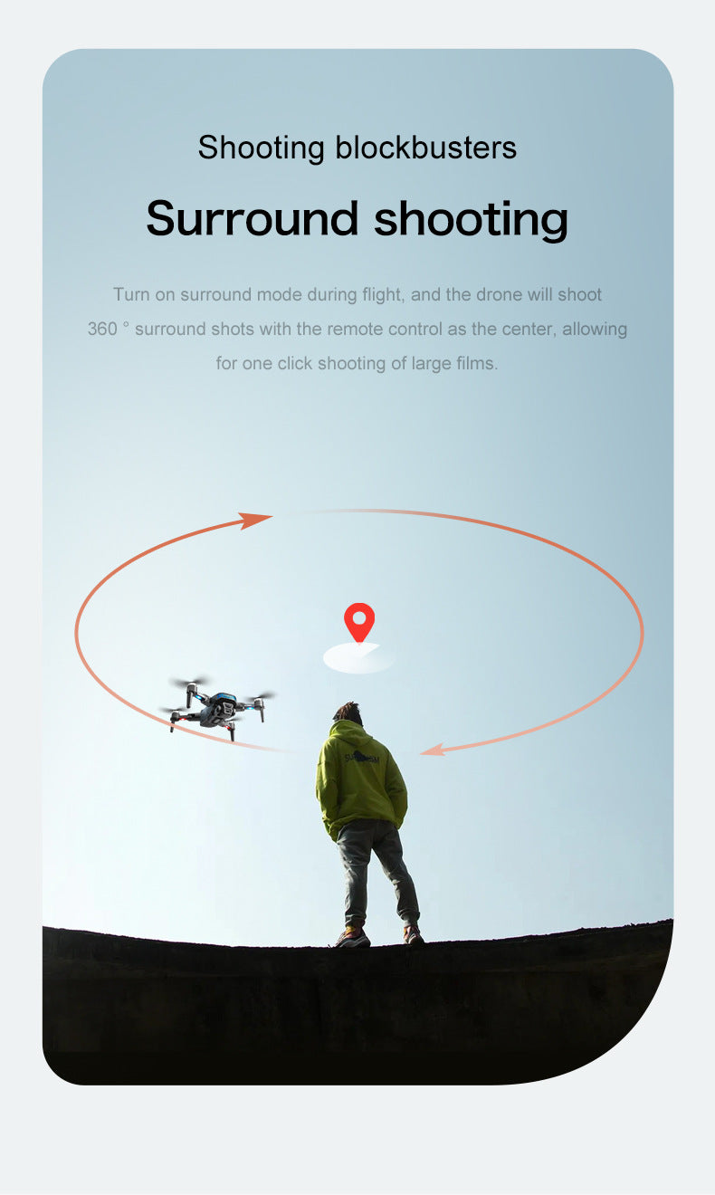 Cross-Border XT505Uav GPS Positioning Brushless Motor HD Dual Camera Aerial Photography Obstacle Avoidance Remote Control Aircraft Drone