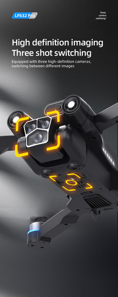 Cross-Border LF632Drone with screen control, optical flow positioning, quadcopter with brushless motor Remote Control Airplane Toy