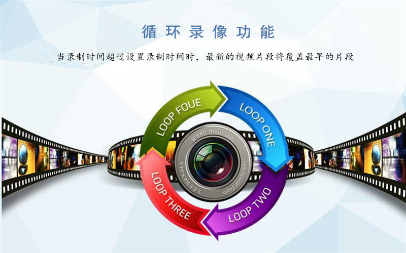 Cross-border new anti-shake action camera full HD outdoor shooting DV Cycling Diving Head-Mounted Sports Camera