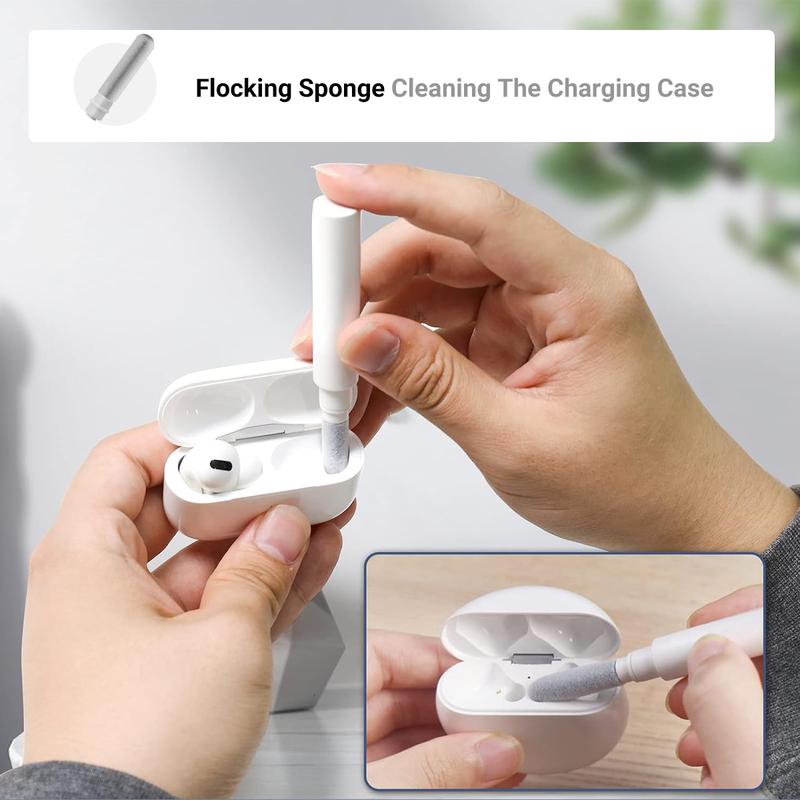 Cleaner Kit for Airpods,Earbuds Cleaning kit for Airpods Pro 1 2 3, Multi-Function Cleaning Tool with Brush for Wireless Earphones Bluetooth Headphones Camera and iPhone