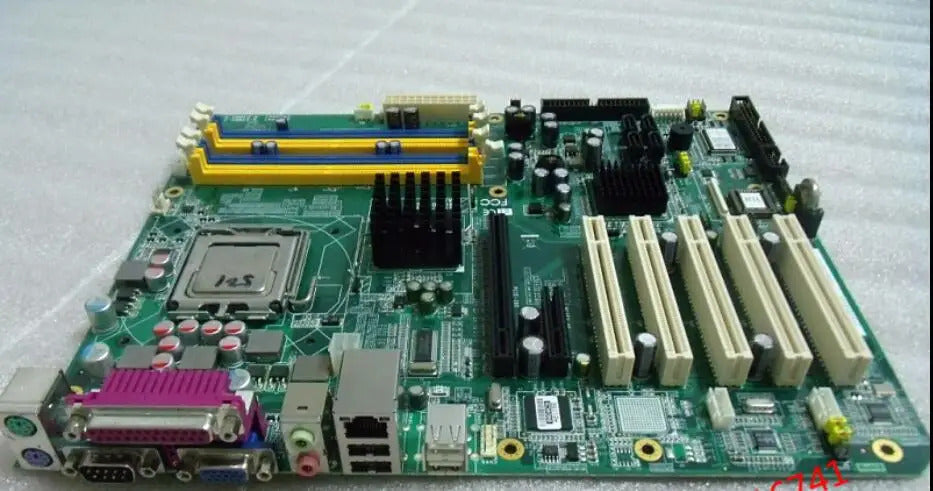 AIMB-762VG REV.A1 100% OK Original Embedded IPC Mainboard AIMB-762 ATX Industrial Motherboard 5*PCI 2*COM with RAM LGA775 CPU