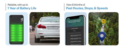 Cube Magnetic Pro GPS Tracker for Vehicles / Car, 1 Year Battery, Real Time Location, Geo Fence, Route History and Speed Monitor