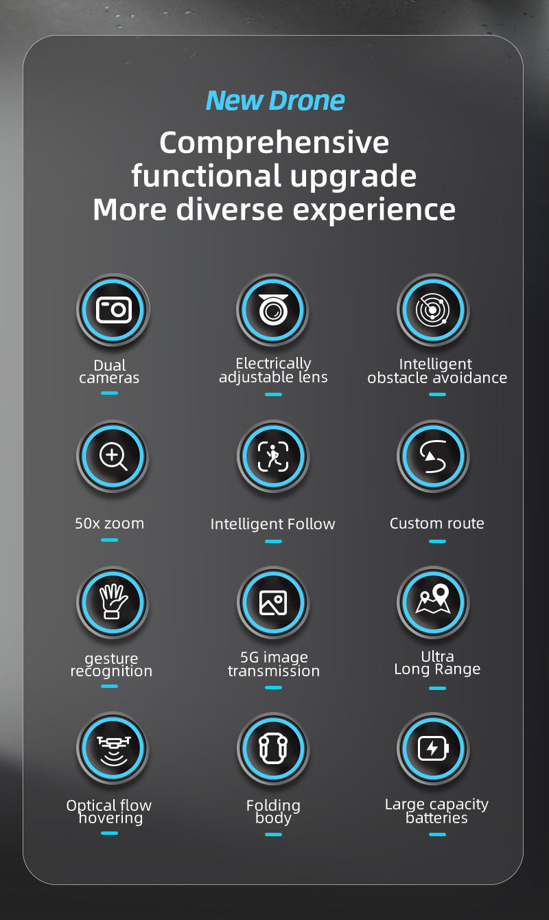 Cross-Border LF672Drone with Screen Control Remote Control Aircraft Optical Flow Positioning Brushless Motor Quadcopter Drone