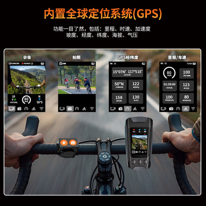 Cross-Border4K High Definition Anti-Shake Strap GPS Cycling Camera Photo Video Recorder with Screen Bicycle Dashcam