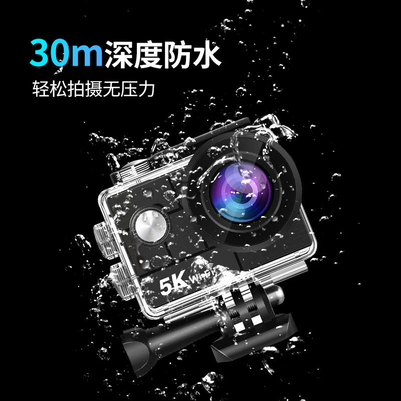Cross-Border5k Sports Camera Image Stabilization wifi HD Cycling Shooting Outdoor Helmet Recorder Camera Factory
