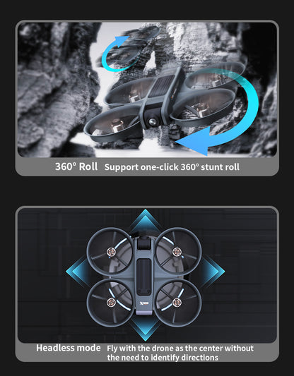 Cross-Border X226Drone flying with screen VR No Need for Phone Drone Aerial Photography HD Professional Optical Flow Brushless