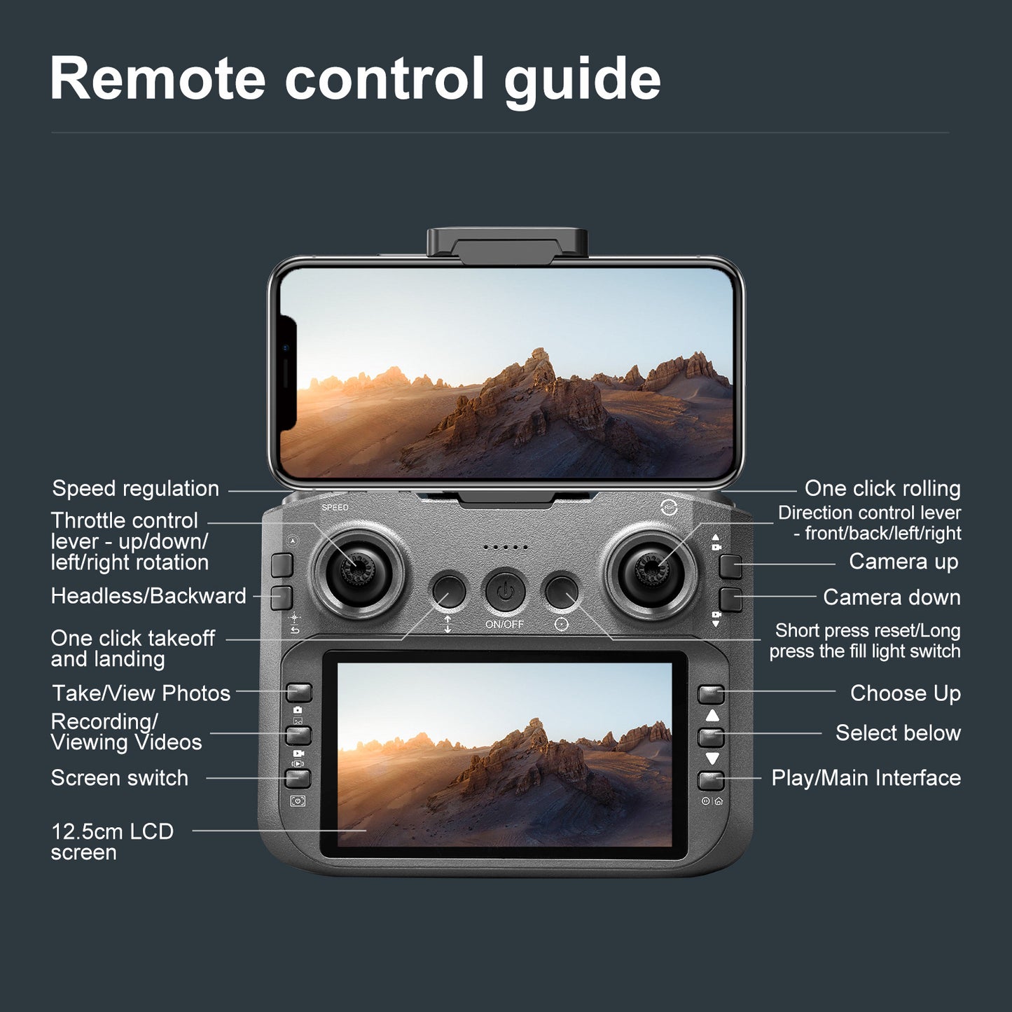 Cross-Border E88 GT Drone with Large Screen ESC Dual Camera HD Aerial Photography Optical Flow Long Battery Life Remote Control Aircraft Toy