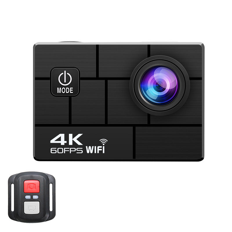 Cross-Border4k Action camera waterproof and anti-shake HD wifi Remote Control Outdoor Shooting Cycling Sports Camera Factory