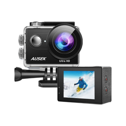 Cross-border new arrival4k Waterproof action camera with anti-shake dual screen HD wifi Outdoor shooting cycling diving camera