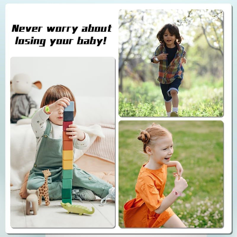 Cross-Border Find My Global Positioning Tracker Suitable for Children Woven Pattern Bracelet Strap(Only iOS）