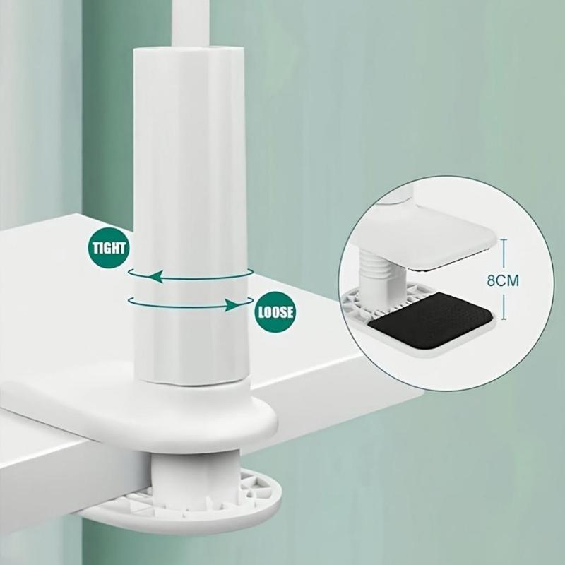 360-Degree Rotating Tablet & Phone Stand, Adjustable Bedside Mount with Flexible Spiral Base, Perfect Bedside Companion for Tablets and Smartphones, Gifts for Mums