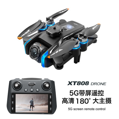 Cross-Border XT808Drone remote control with screen brushless motor HD aerial photography GPS Intelligent Positioning Remote Control Drone