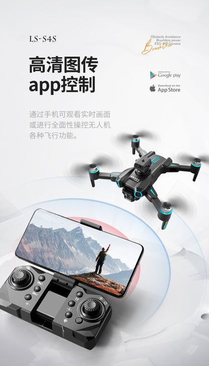 Cross-border Drone Brushless Motor ESC HD Lens Optical Flow Positioning Remote Control Aircraft Obstacle Avoidance Quadcopter