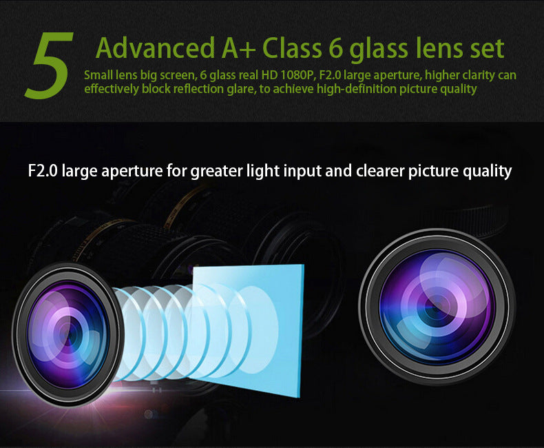 Cross-border HD Dash Cam wifi Mobile Phone Interconnection Starlight Night Vision Dual Lens Car Mount DVR Driving Record