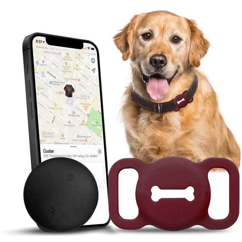 Cross-border Pet Tracker Applicable Apple Find My Designed iOS Anti-lost Device Waterproof Bone Protective Case