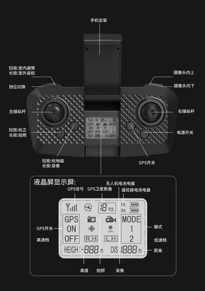 Cross-Border AE8EVO Drone Brushless Motor HD Professional Aerial Photography360Omni-directional Obstacle Avoidance Drone Drone