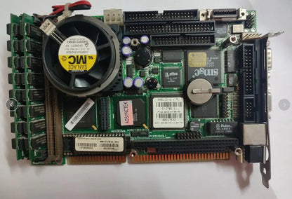 686LCD/s 100% OK Original IPC Board ISA Bus Industrial Motherboard Half-Size CPU Card PICMG1.0 Mainboard With CPU RAM PC/104
