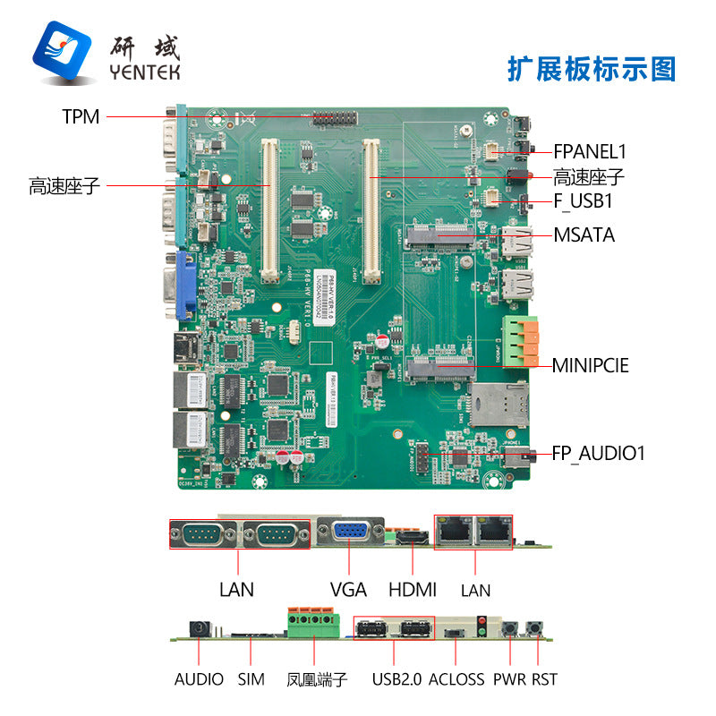 G30-C6 Mini Industrial Computer Dual Network 6 Serial Ports Industrial PC 11/12 Gen i5 i7 Ten-Core Industrial Host