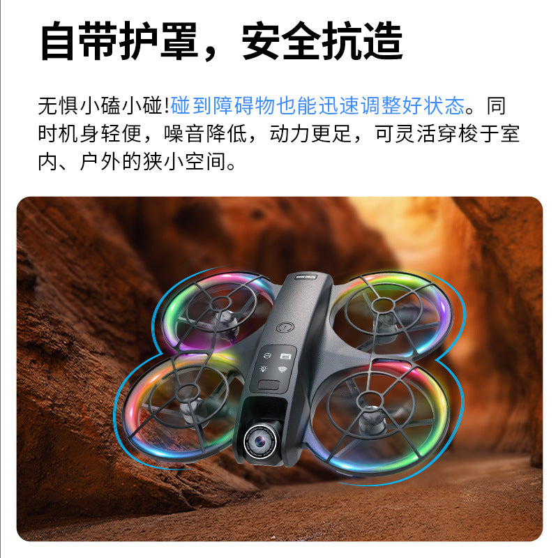 Cross-Border K200 Drone Brushless with Screen Aerial Photography Aircraft Optical Flow Positioning Color Light Full Protection Remote Control Plane