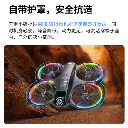 Cross-Border K200 Drone Brushless with Screen Aerial Photography Aircraft Optical Flow Positioning Color Light Full Protection Remote Control Plane